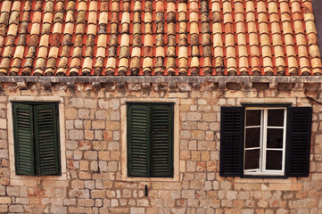 Old dalmatian house