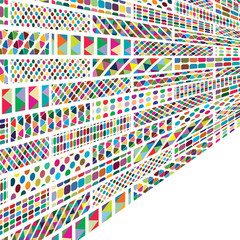 Multicolor abstract bright background. Elements for design.