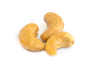 Roasted cashew nuts.