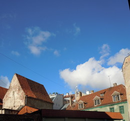 Red roofs and dormers (Riga, Latvia)