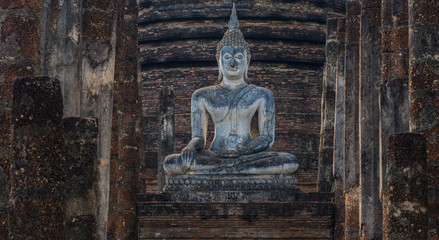 Buddha statue at Sukhothai, Thailand