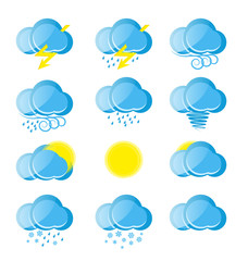 Fototapeta premium weather icons