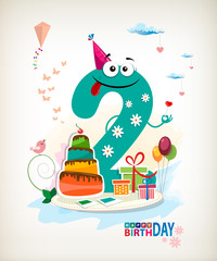 Second Happy Birthday card.