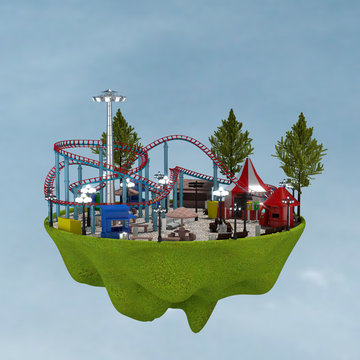 3d Amusement Park.