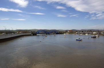 Fototapeta premium Blue Bridge Rhyl