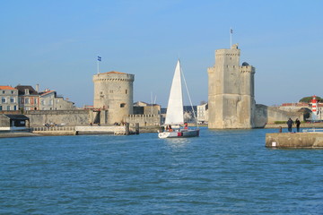 Entrée du vieux port de la Rochelle