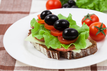 Open sandwich