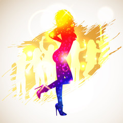 Naklejka premium Sexy Girl