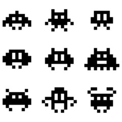 Obraz premium Retro monsters