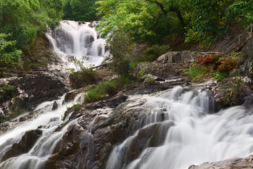 Obraz premium Beautiful waterfall in Dalat, Vietnam