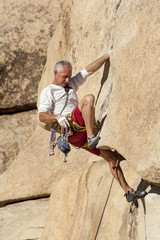 Climber on the edge.