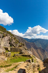 Fototapeta na wymiar Tajemnicze miasto - Machu Picchu, Peru, Ameryka Południowa.