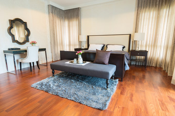 Modern bedroom interior