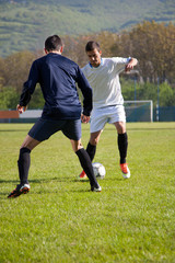Obraz premium Soccer players
