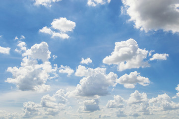 Bright blue sky