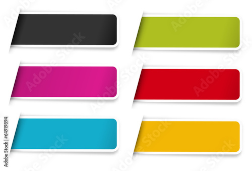 "the set of blank labels" Stock image and royalty-free vector files on Fotolia.com - Pic 64919894