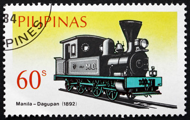 Obraz premium Postage stamp Philippines 1984 Railroad Line Manila-Dagupan, 189