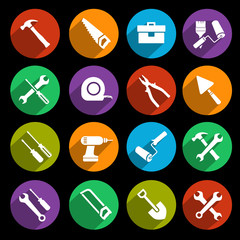 Tools icons set