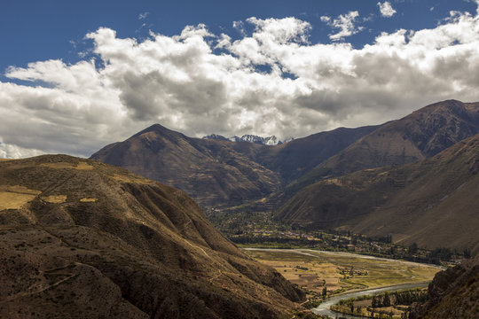 Urubamba valley peruvian Andes Cuzco Peru