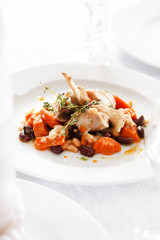 rabbit with vegetables