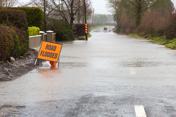 Road flooded