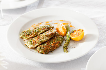 roasted fish with pumpkin