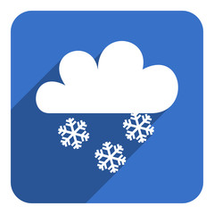 snowing flat icon