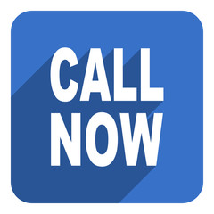 call now flat icon