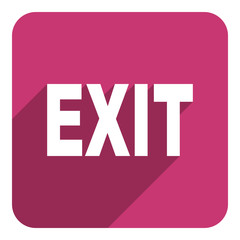 exit flat icon