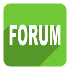 forum flat icon