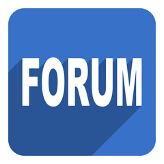 forum flat icon