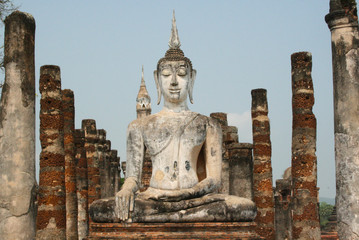 Steinstatue Buddha