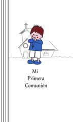 Recordatorio de comunión para niño