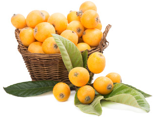loquat in basket