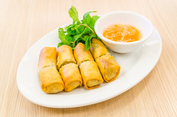 Fried spring rolls