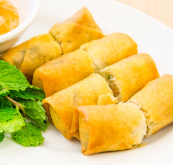 Fried spring rolls