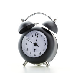 Clock isolated on white