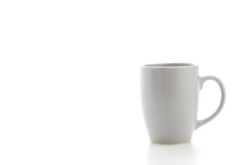 Mug isolated on white