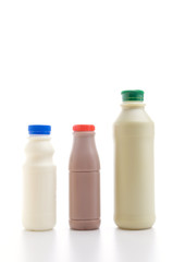 Milk isolated white background