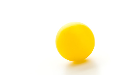 Color ball isolated white background