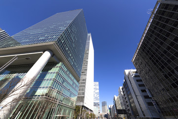 東京八重洲高層ビル街