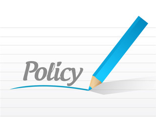 policy message post illustration design