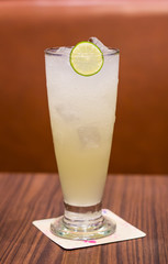 Lemonade Smoothie on table