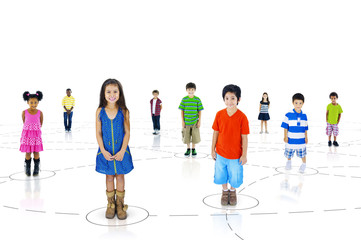 Fototapeta premium Group of Children