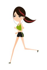 Woman Running