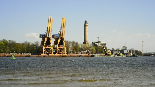 Hafenrundfahrt im Hafen von Swinem&uuml;nde, Polen