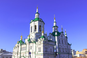 Fototapeta na wymiar Spassky church in Tyumen