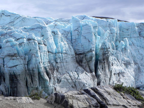 Greenland ice scarp