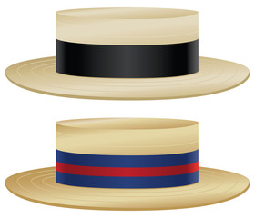 Boater hat