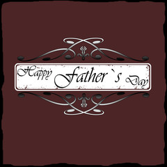 Happy father`s day illustration